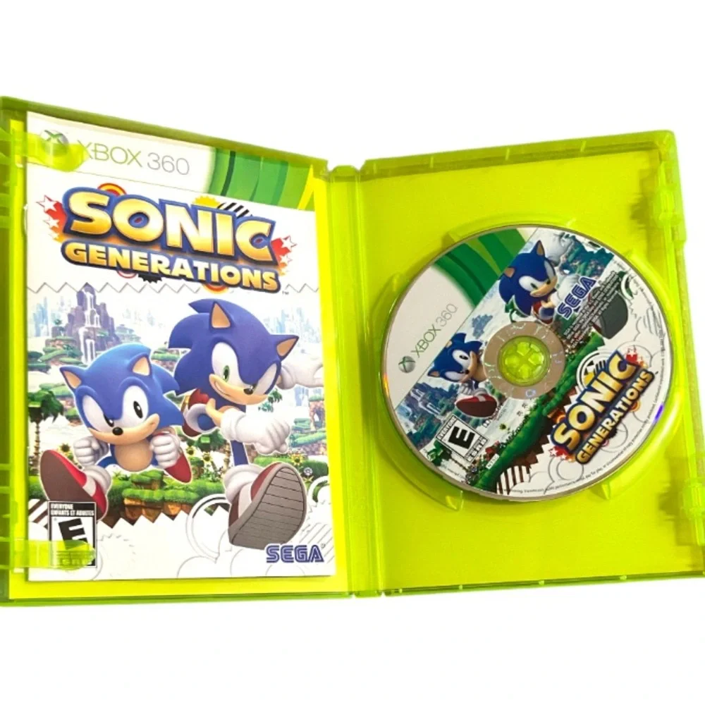 Sonic Generations (Microsoft‎ Xbox 360, 2011) Complete with Manual CIB